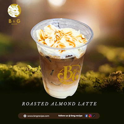 Iced Roasted Almond Latte
